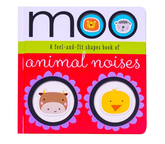 Moo a Feel-and-Fit Shapes Board Book of Animal Noises